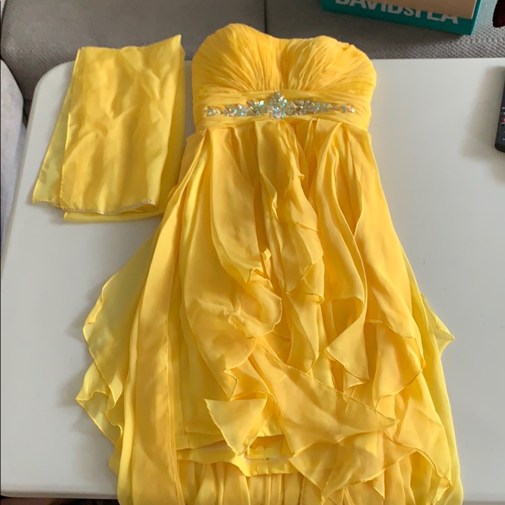 Formal dress with sash